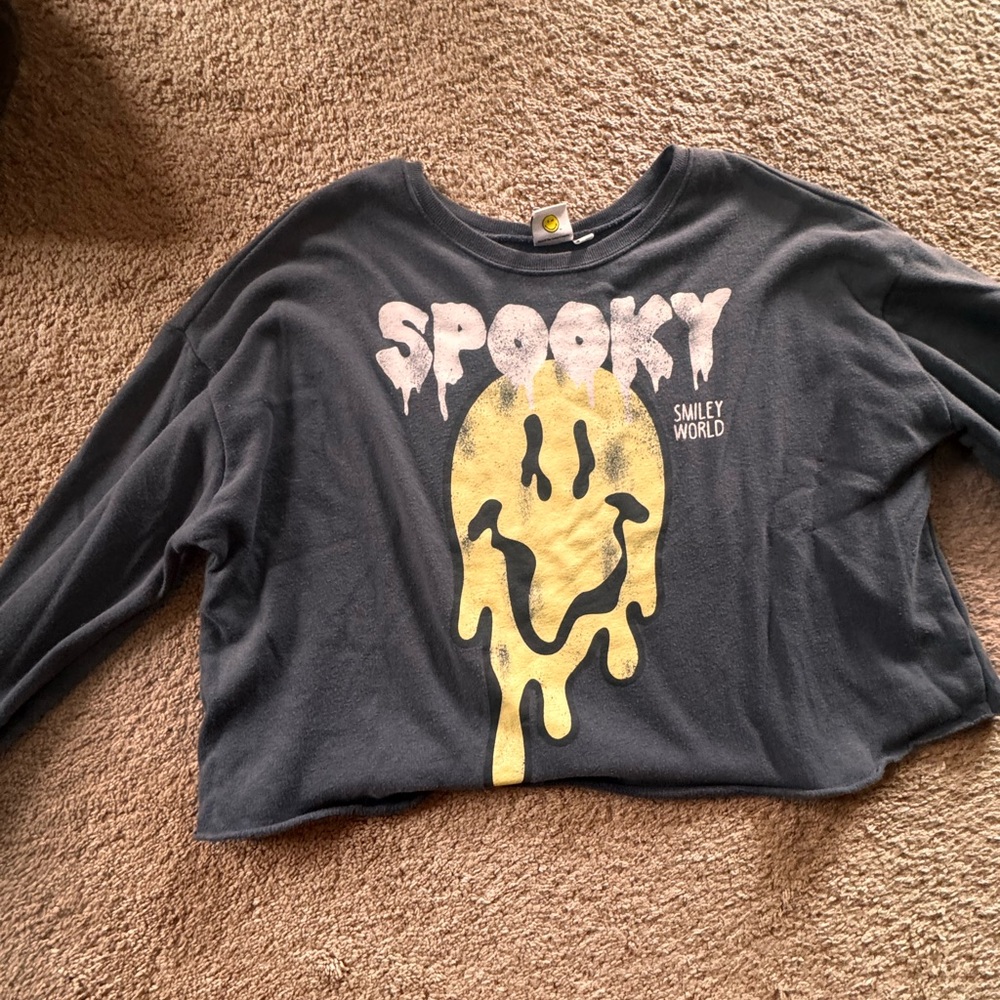 Kids Gray Shirt with Yellow Graphic